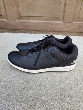 Skechers Go Golf Elite 3 Spikeless Shoe 54545 Black White Men's US 11 EWW Wide